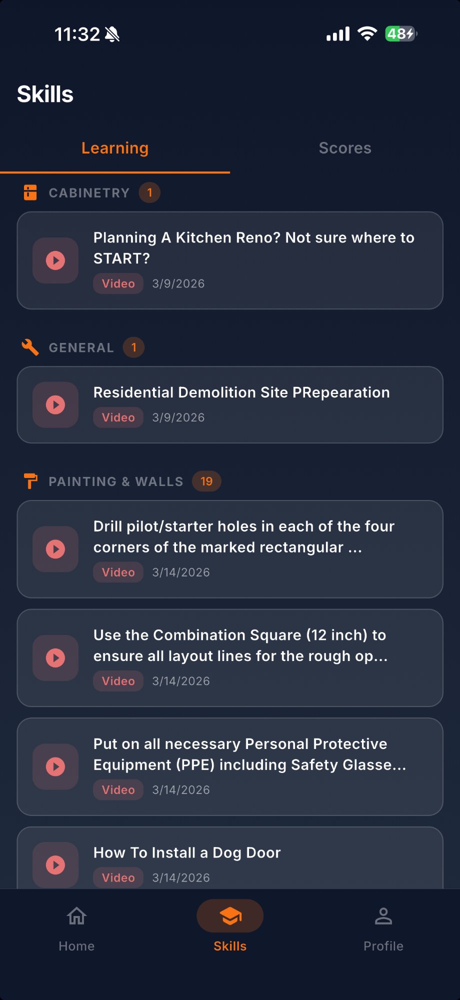 Sprüst — Skills library with video tutorials